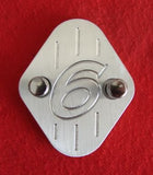 Fuel Block off plate kit CNC #6 194 / 230 / 250 / 292 Chevy 6 cylinder